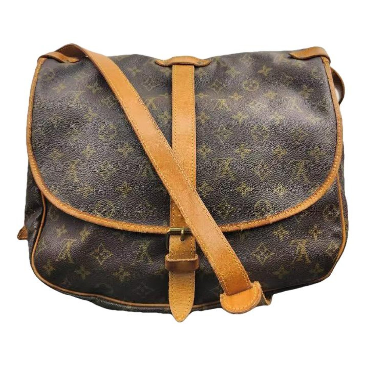 Saumur leather crossbody bag