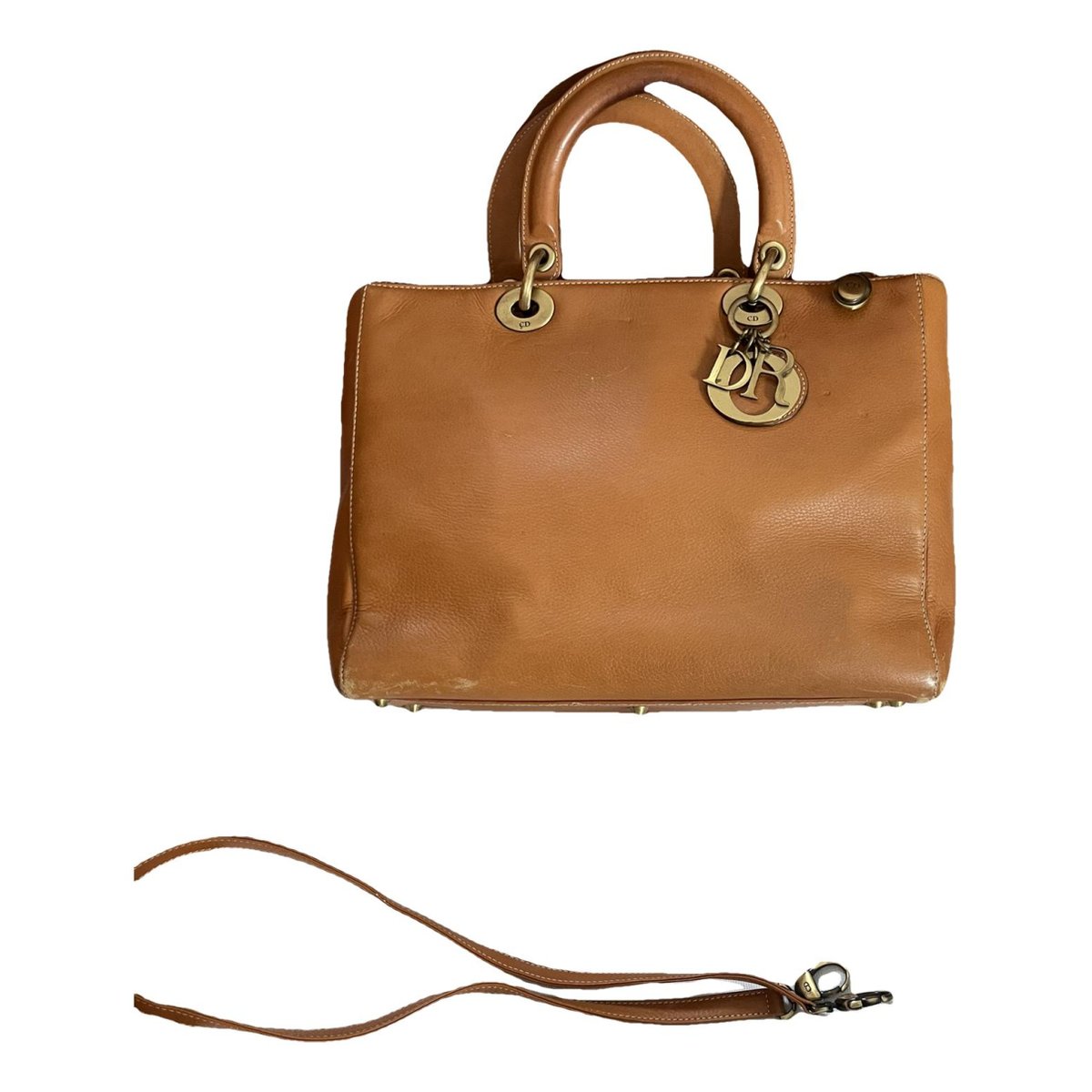 Lady Dior leather handbag