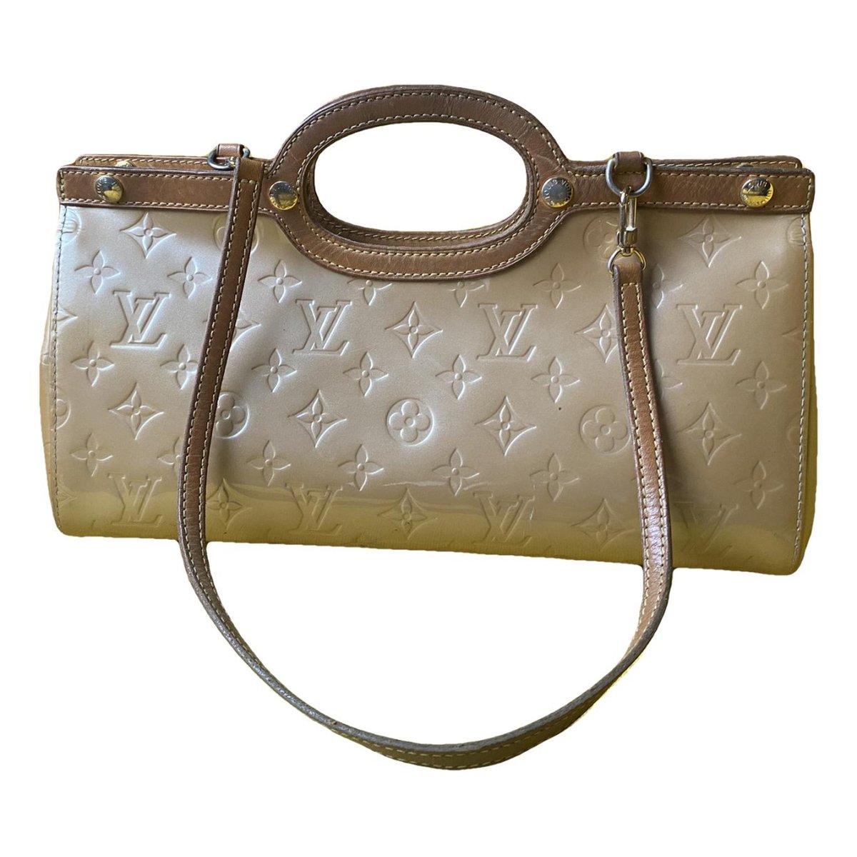 Roxbury patent leather handbag
