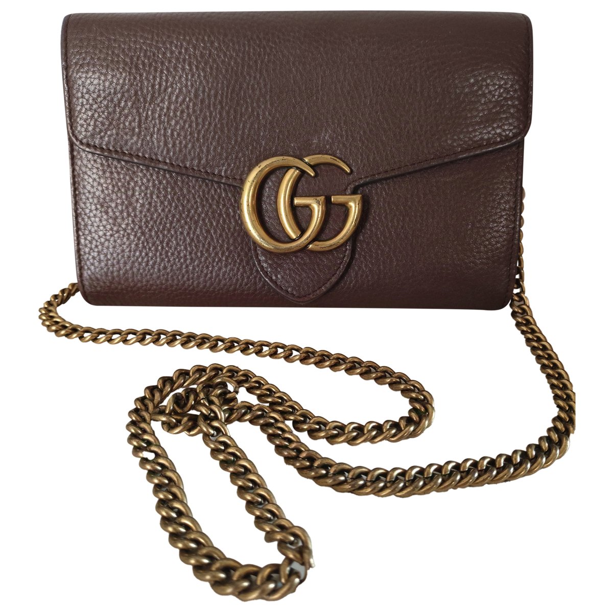 GG Marmont Chain leather crossbody bag