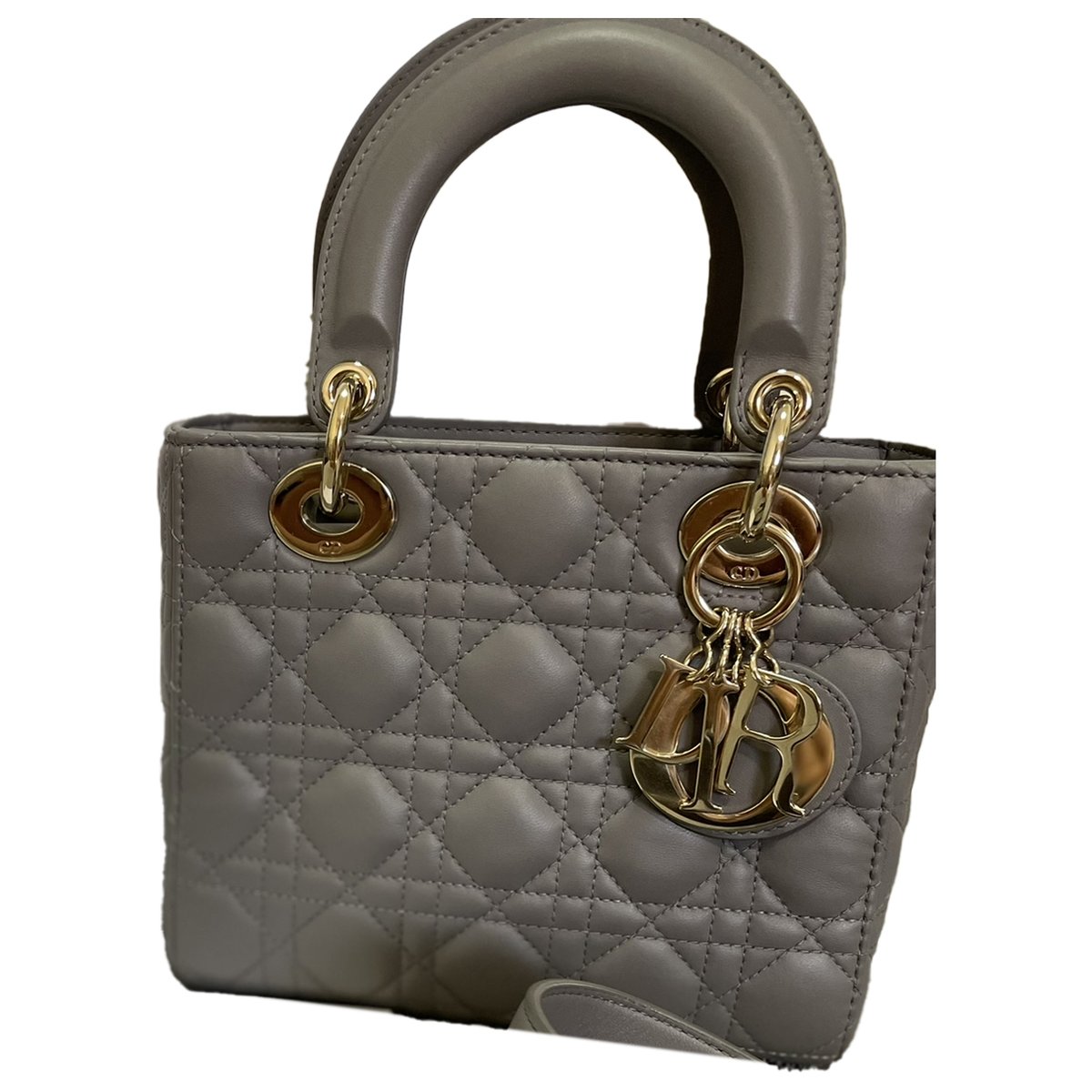 Lady Dior leather handbag