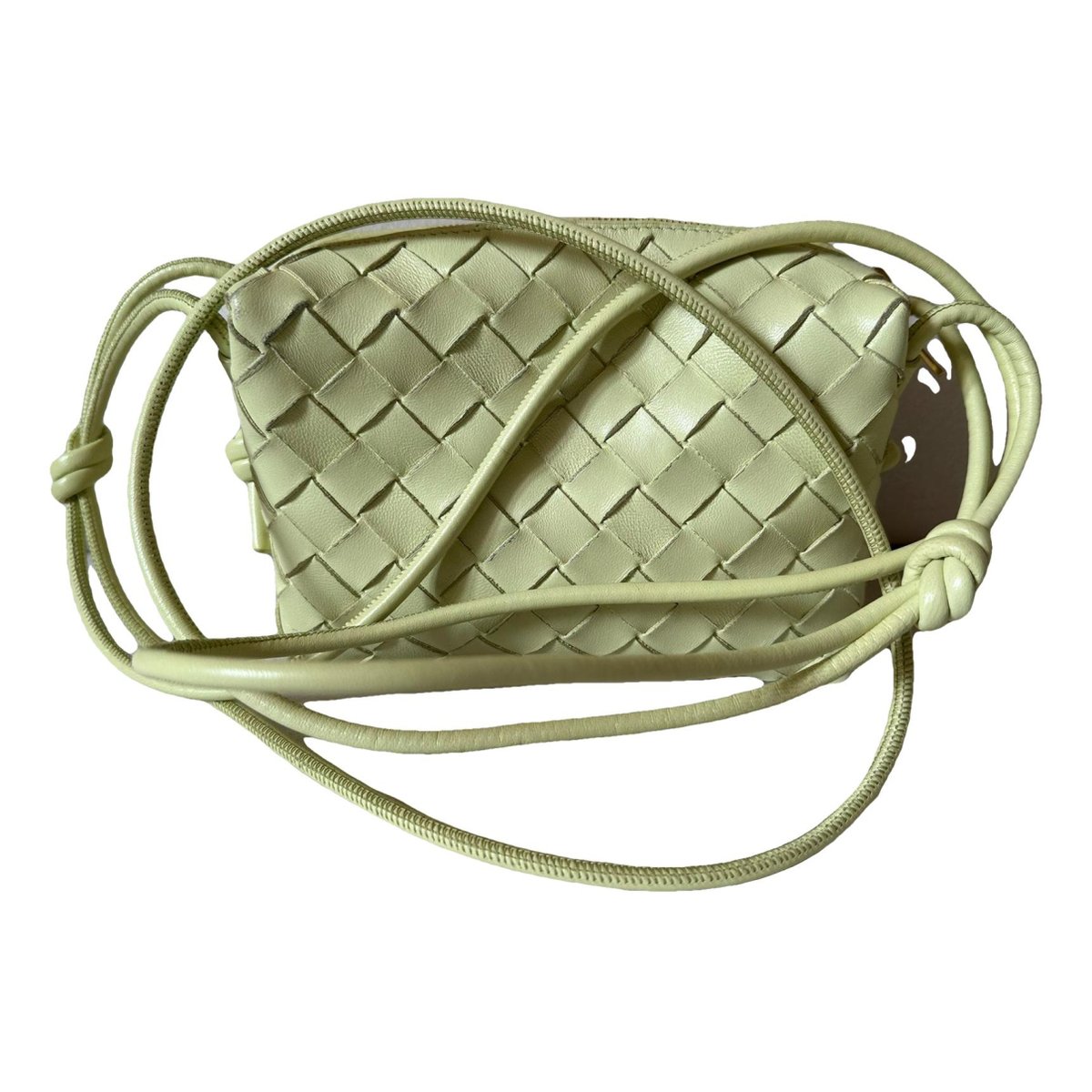 Loop leather crossbody bag