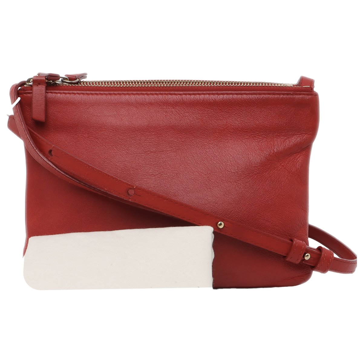 Trio leather crossbody bag
