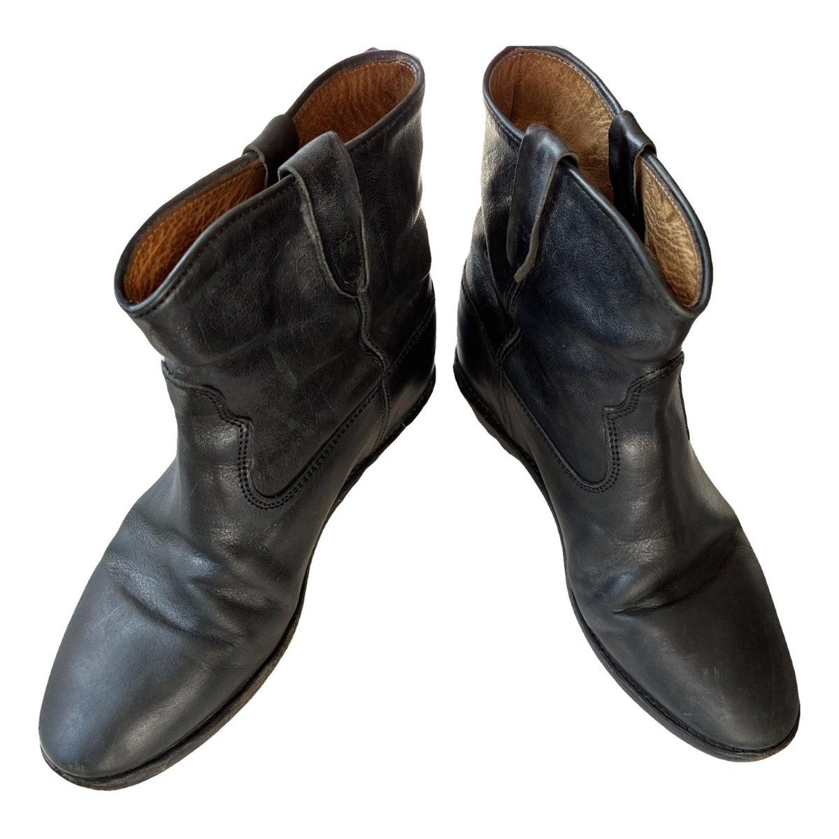 Gaucho leather boots
