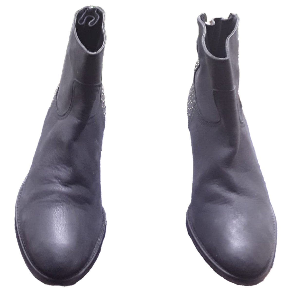 Teddy leather boots