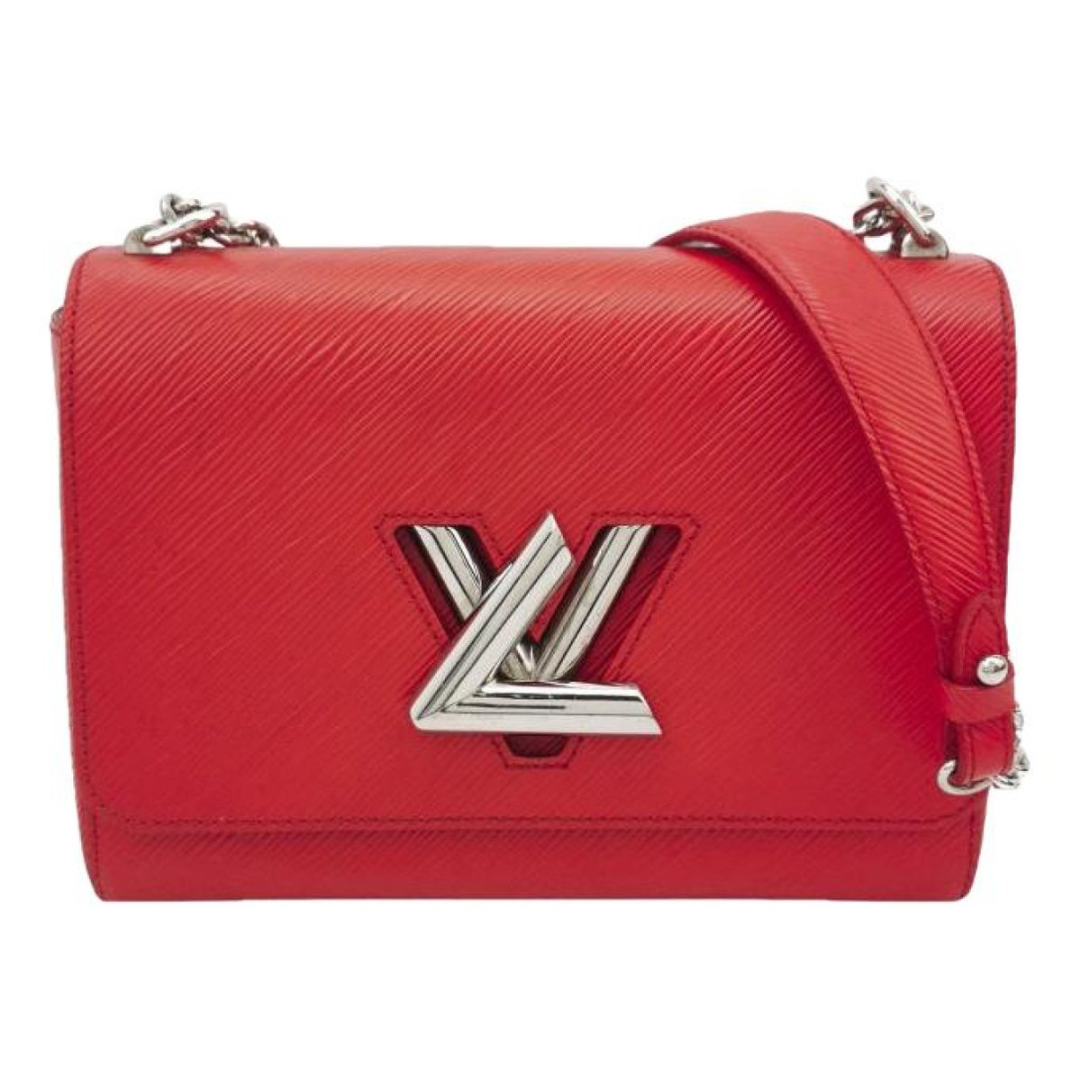 Twist leather crossbody bag