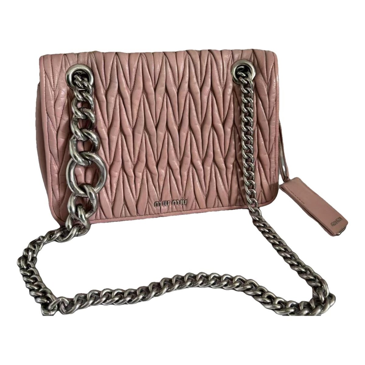 Miu Club leather handbag