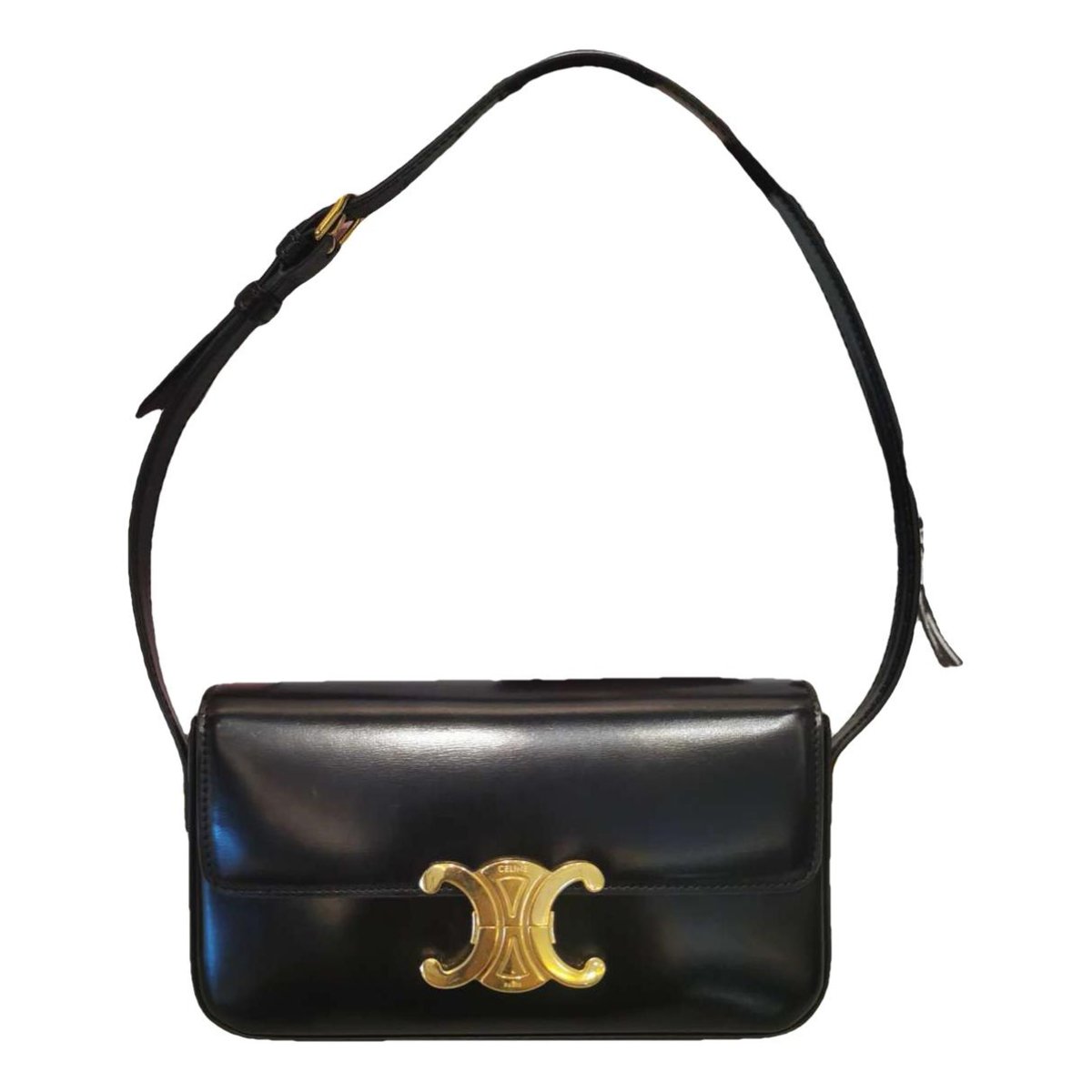 Triomphe Long leather handbag