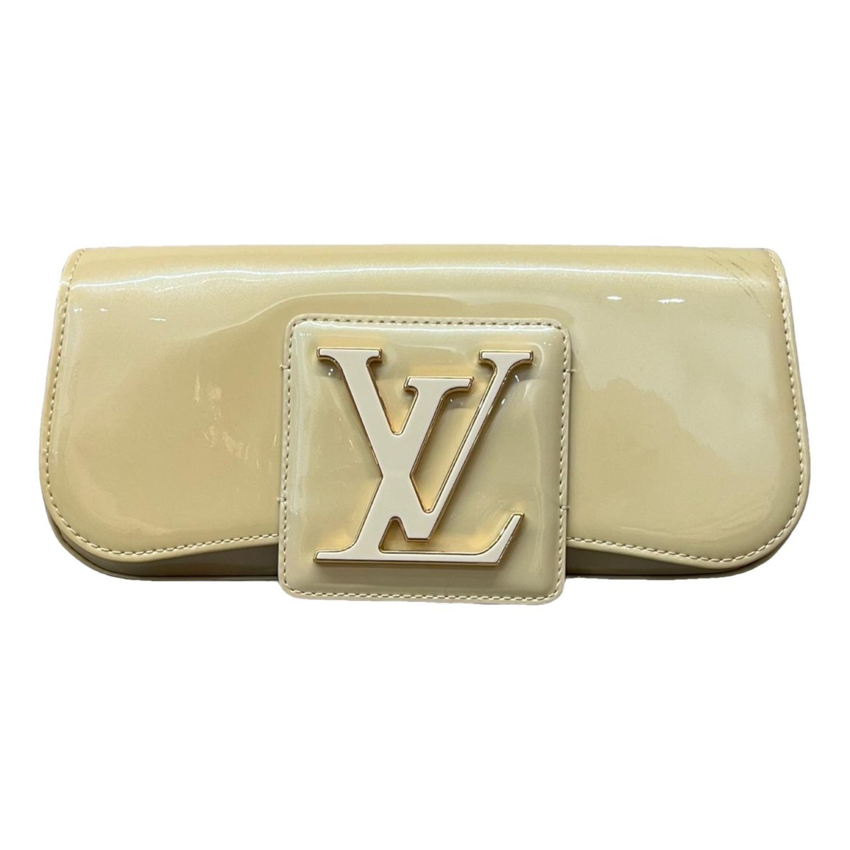 Sobe patent leather clutch bag