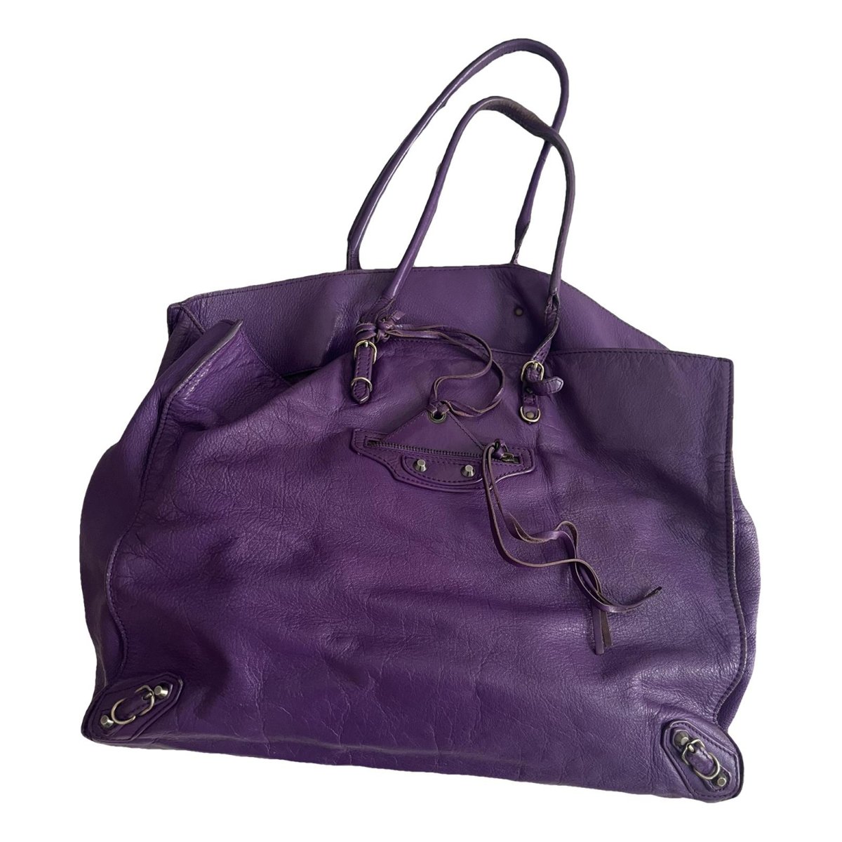 Papier leather tote