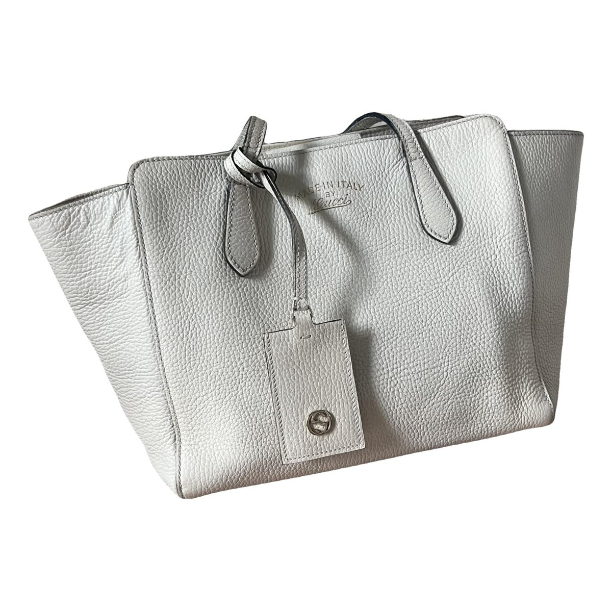 Swing leather tote