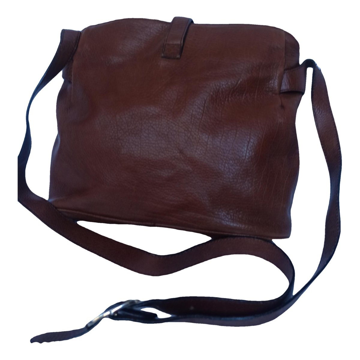 Cage leather crossbody bag