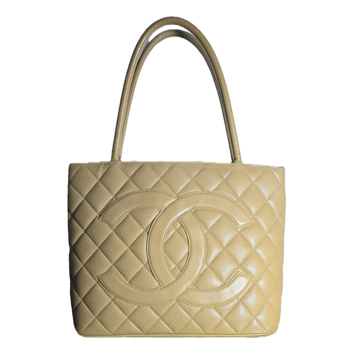 Médaillon leather handbag