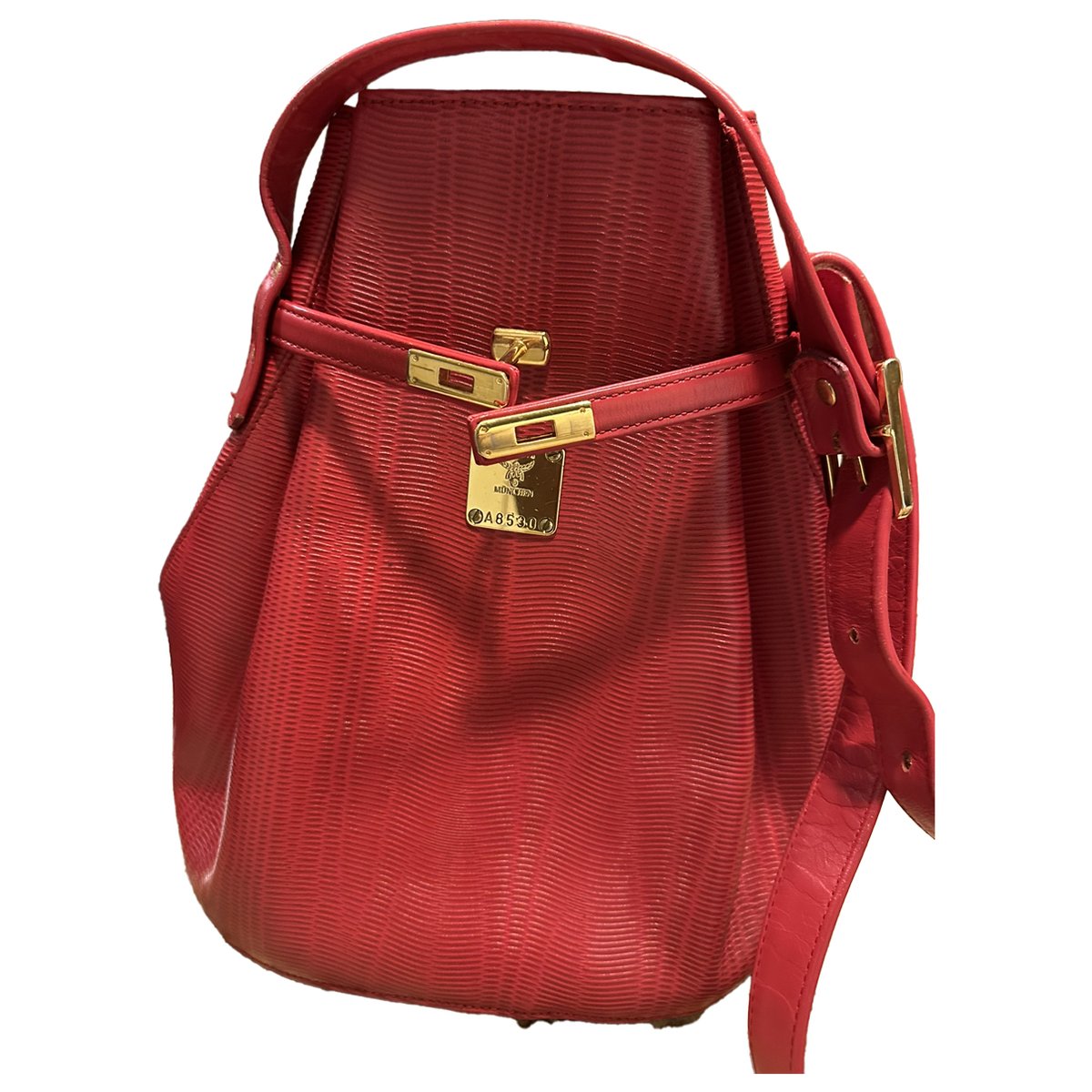 Heritage Drawstring leather handbag
