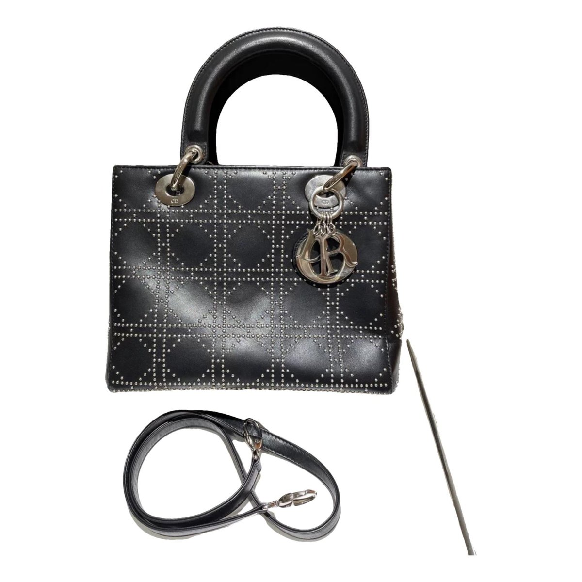 Lady Dior leather handbag