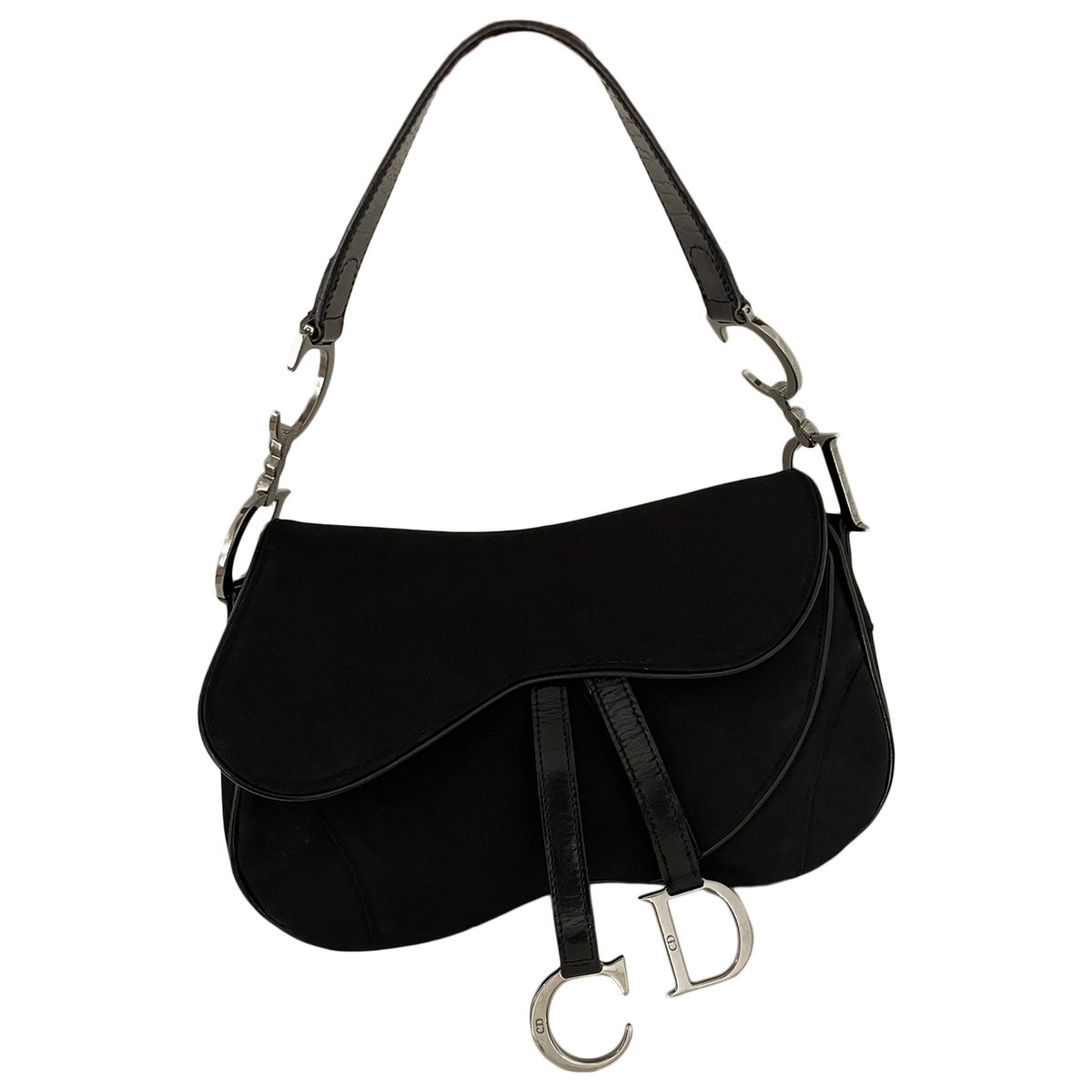 Double Saddle cloth handbag
