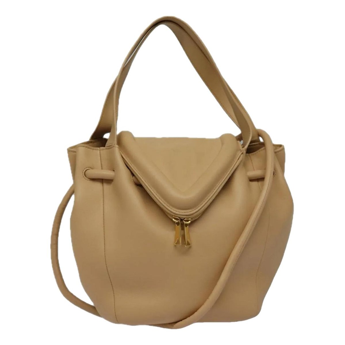 Beak leather handbag