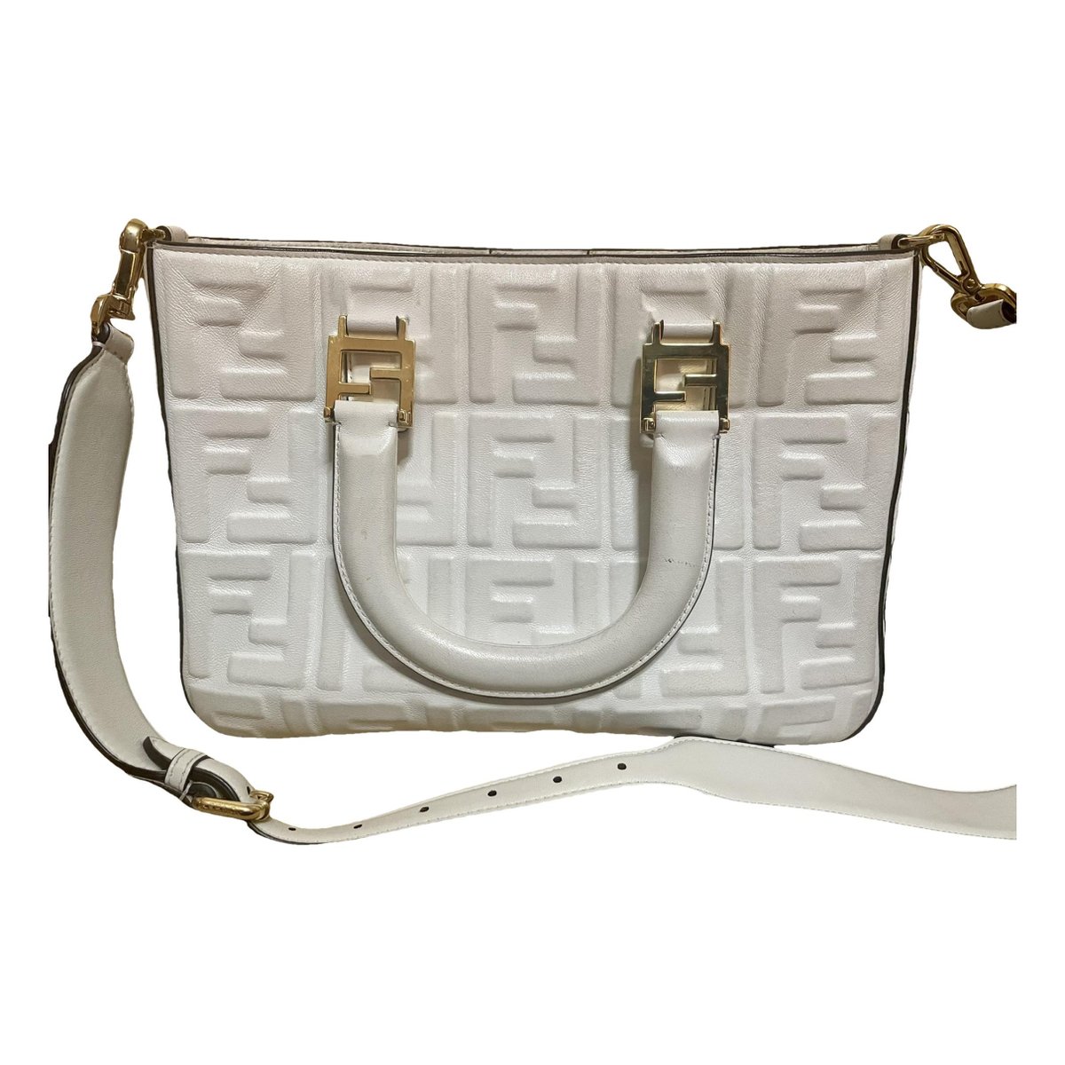 FF leather tote