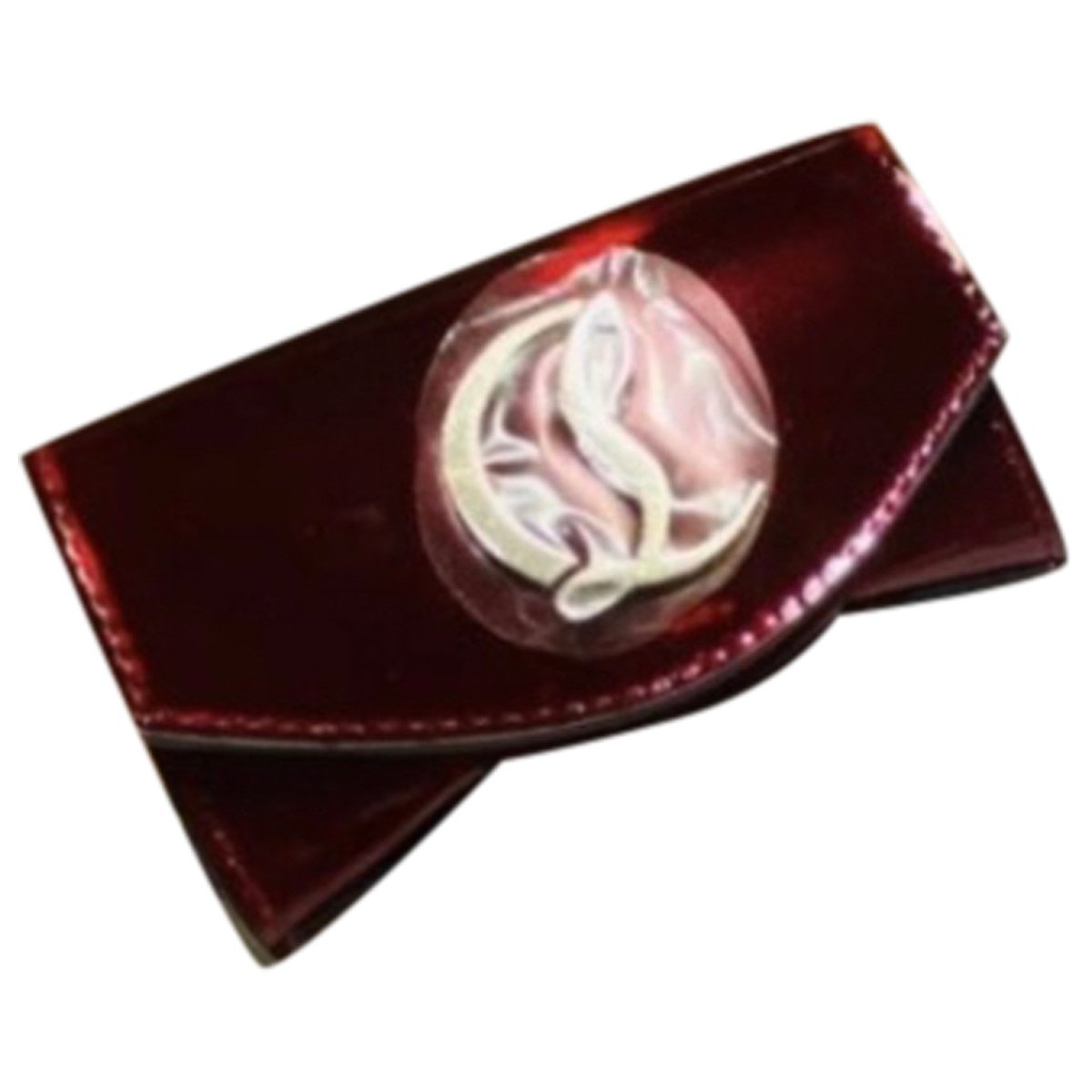 Loubi54 patent leather crossbody bag