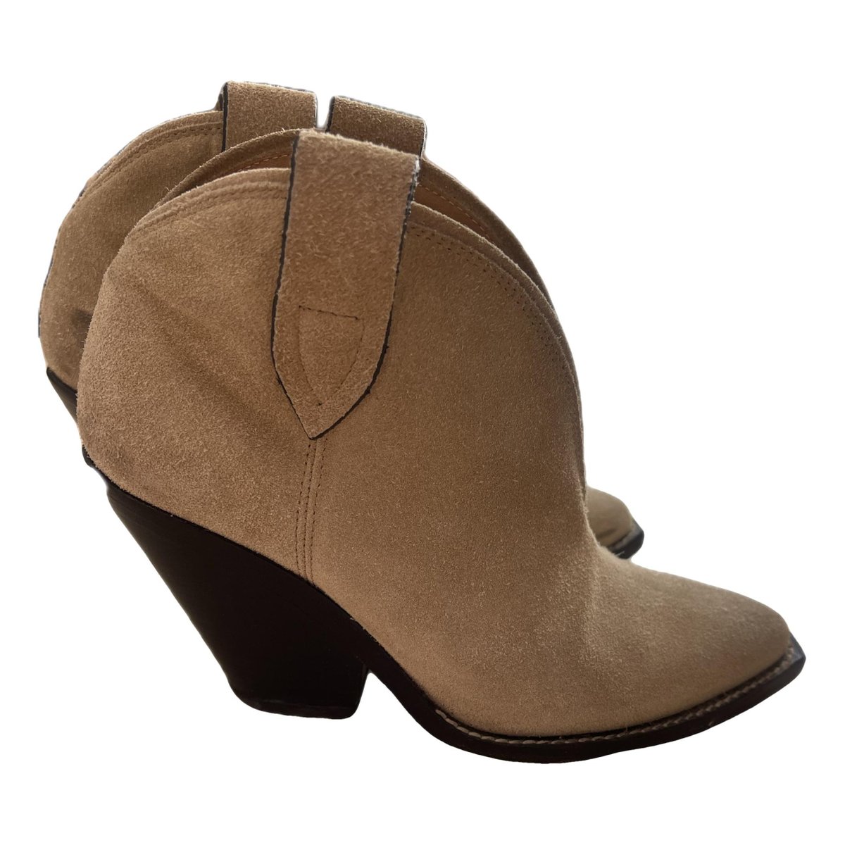 Dicker leather buckled boots