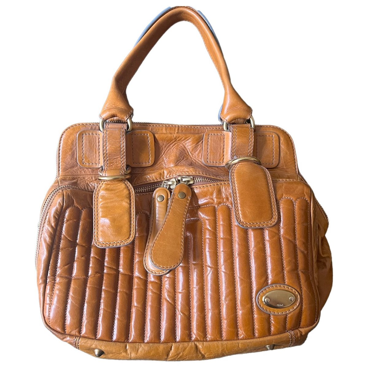 Bay leather handbag