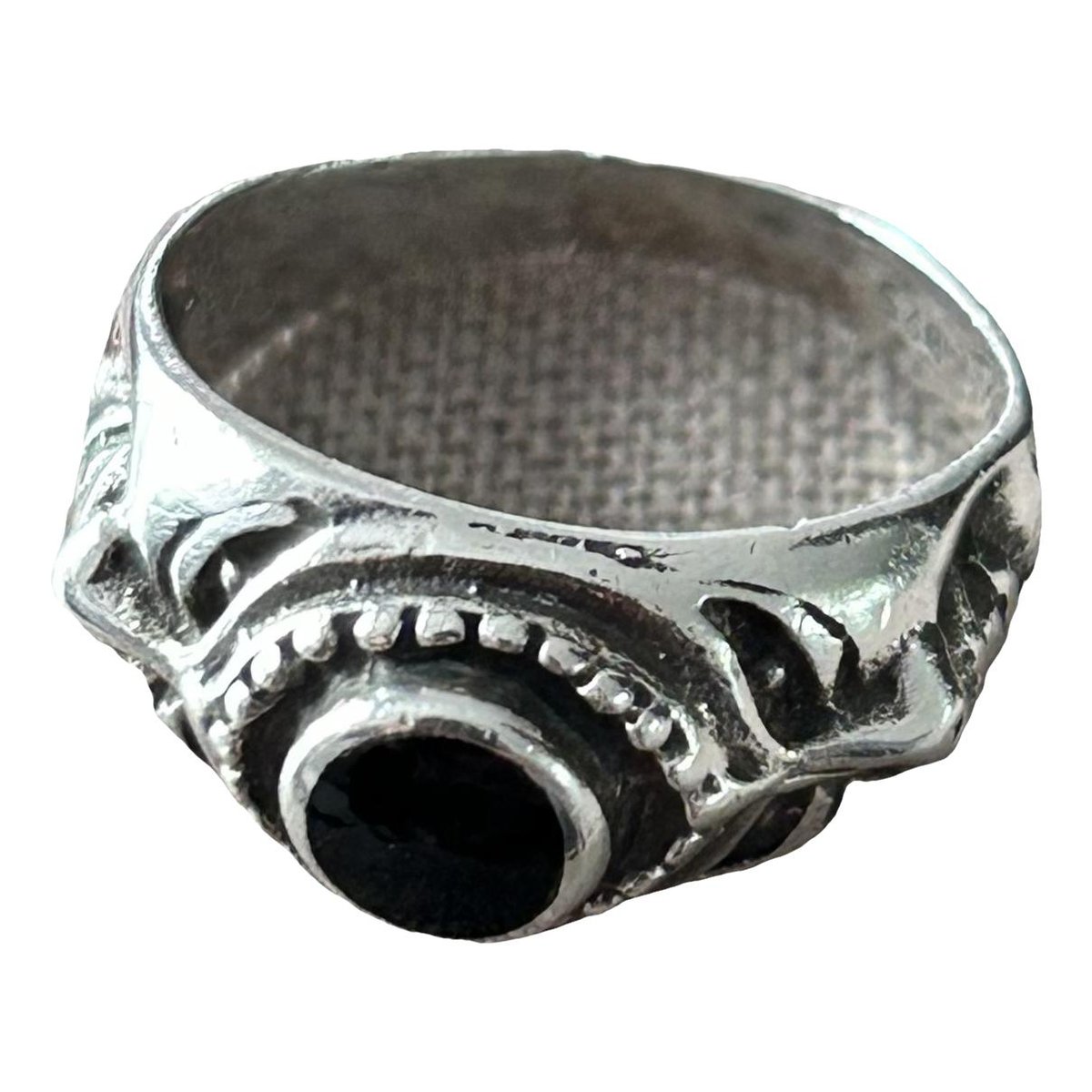 Chevalières silver ring
