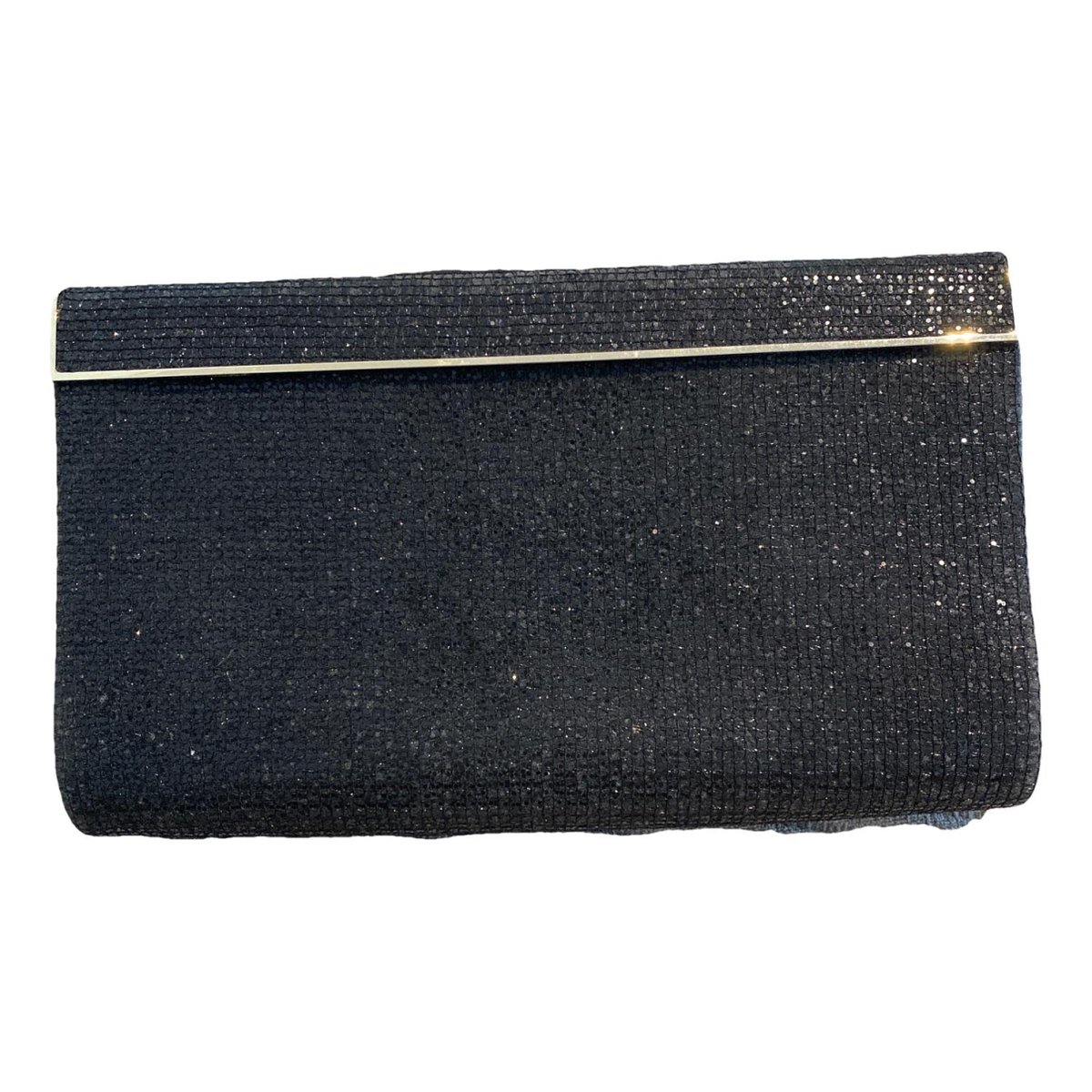 Celeste glitter clutch bag