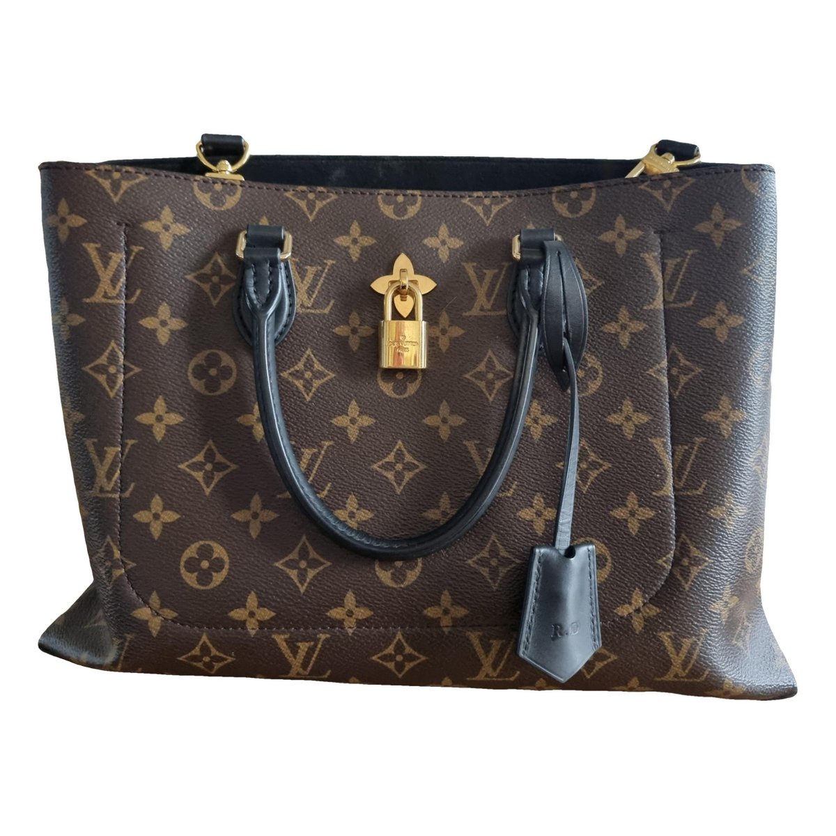Flower Tote leather handbag