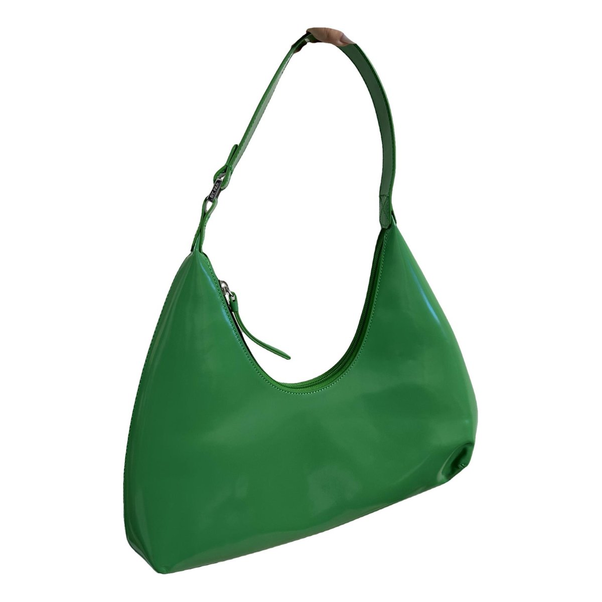 Amber leather handbag