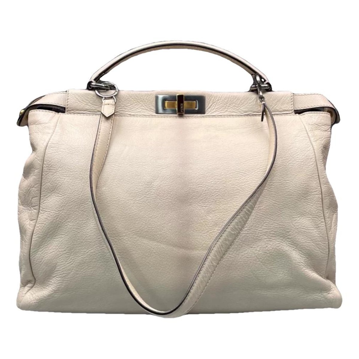 Peekaboo leather handbag