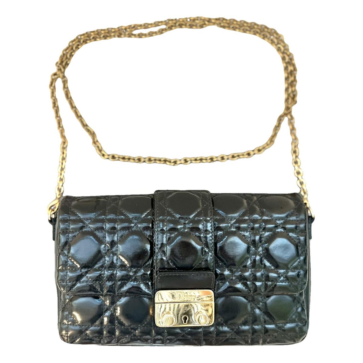 Miss Dior patent leather crossbody bag