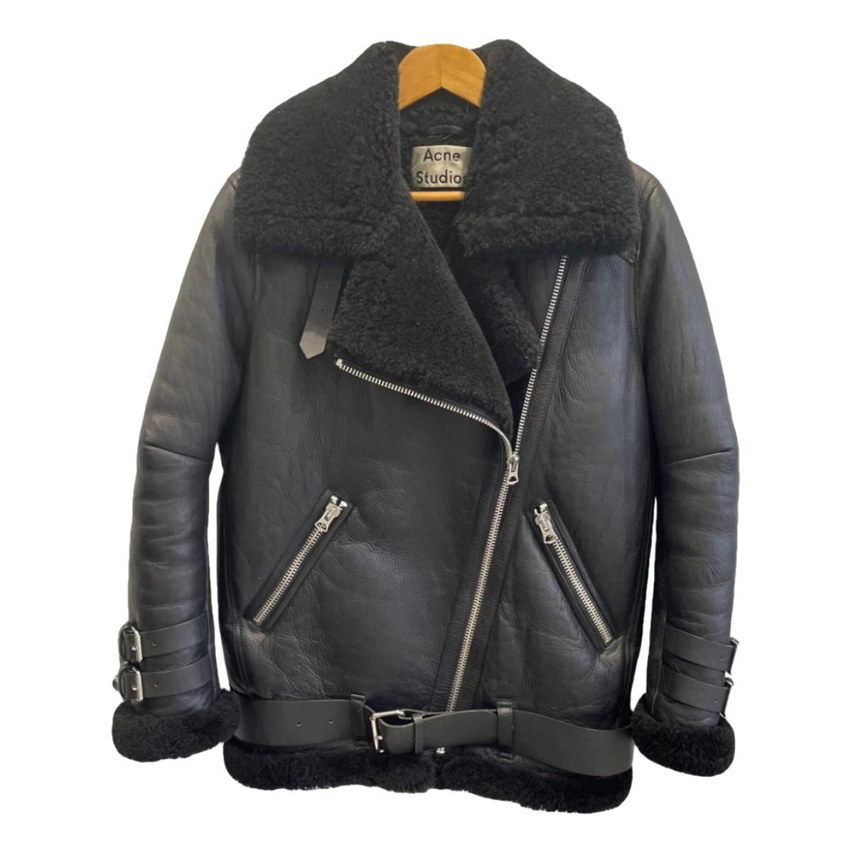 Velocite leather biker jacket
