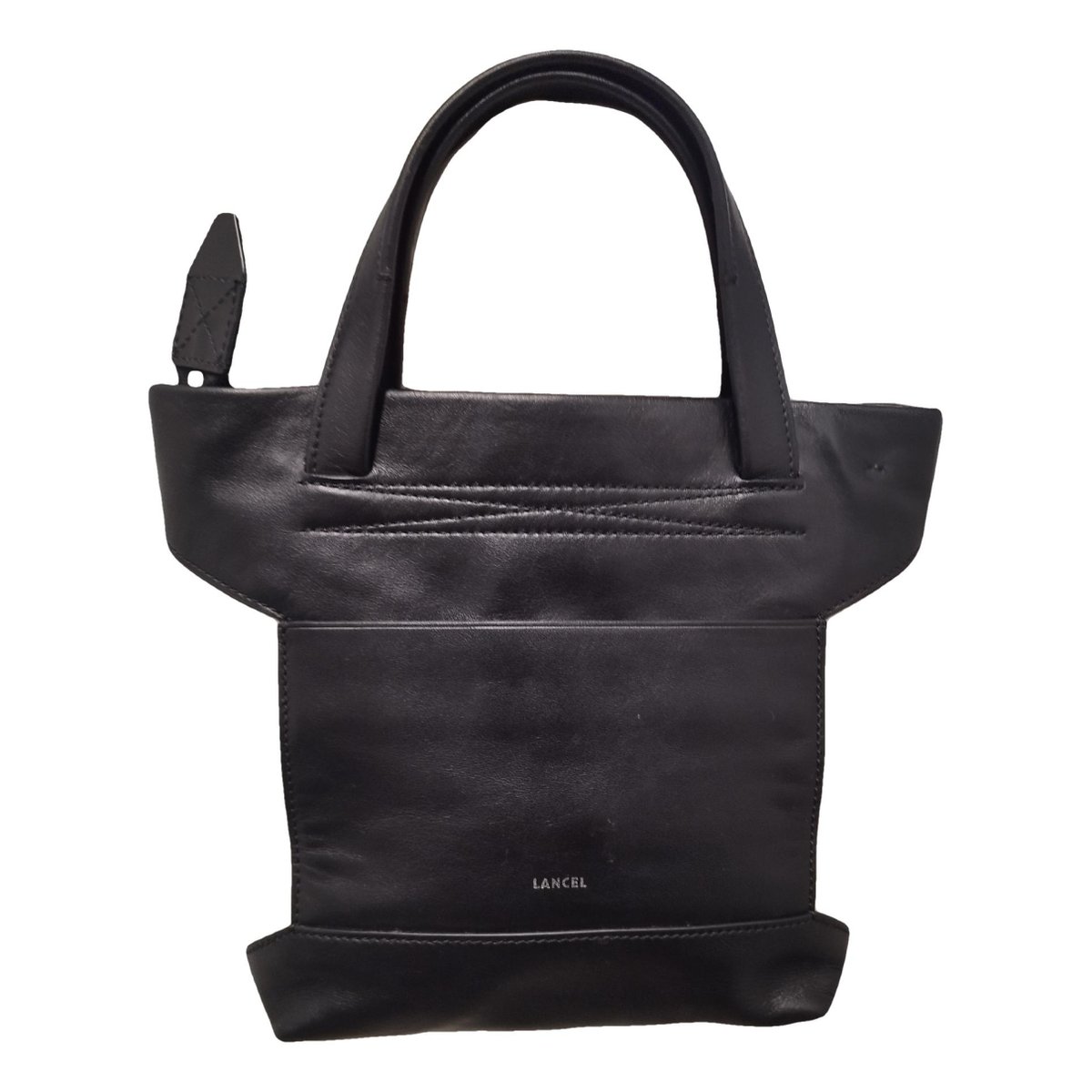 Enveloppe leather handbag
