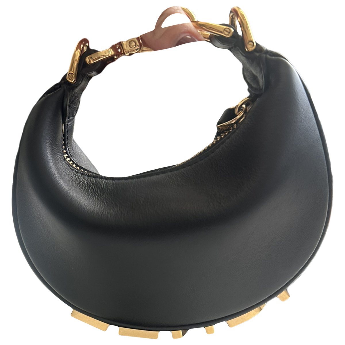 Fendigraphy leather mini bag