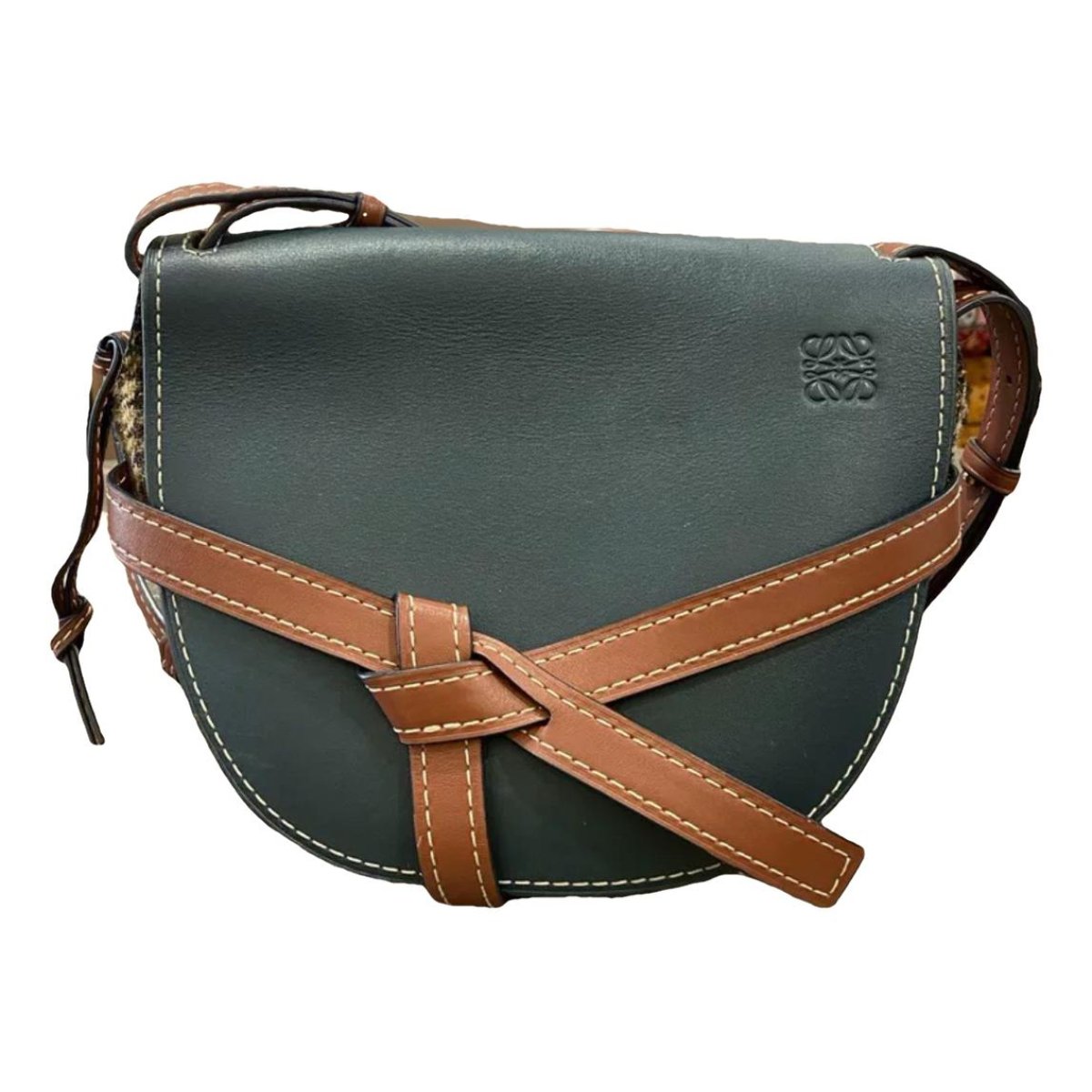 Gate leather crossbody bag