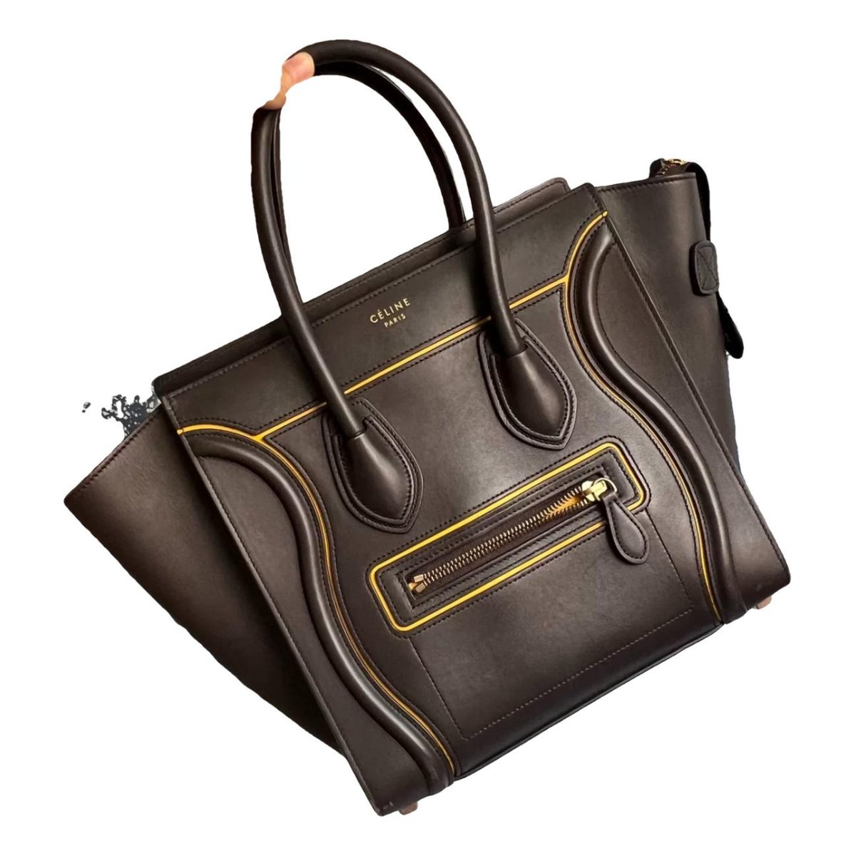 Luggage leather handbag