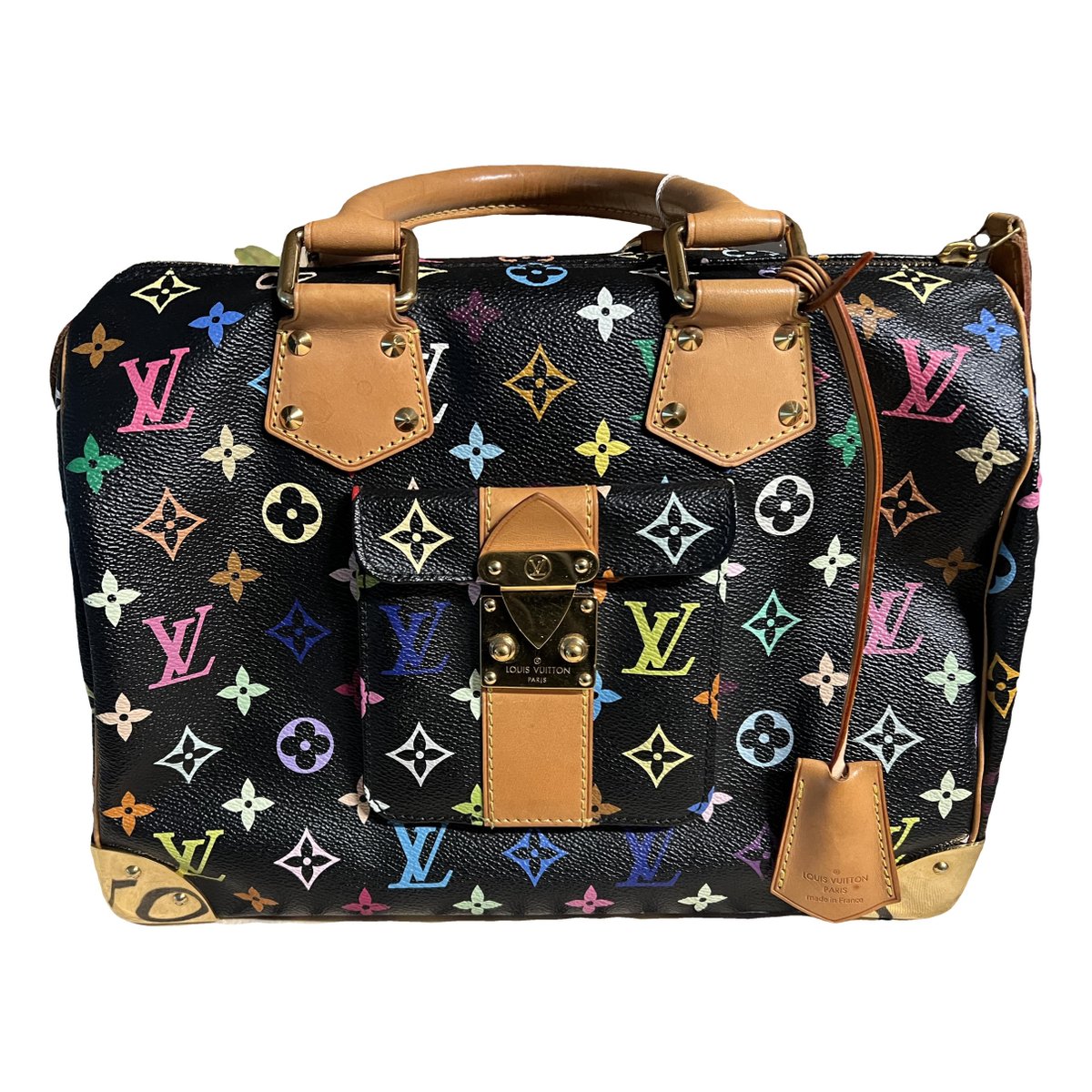 Speedy leather handbag