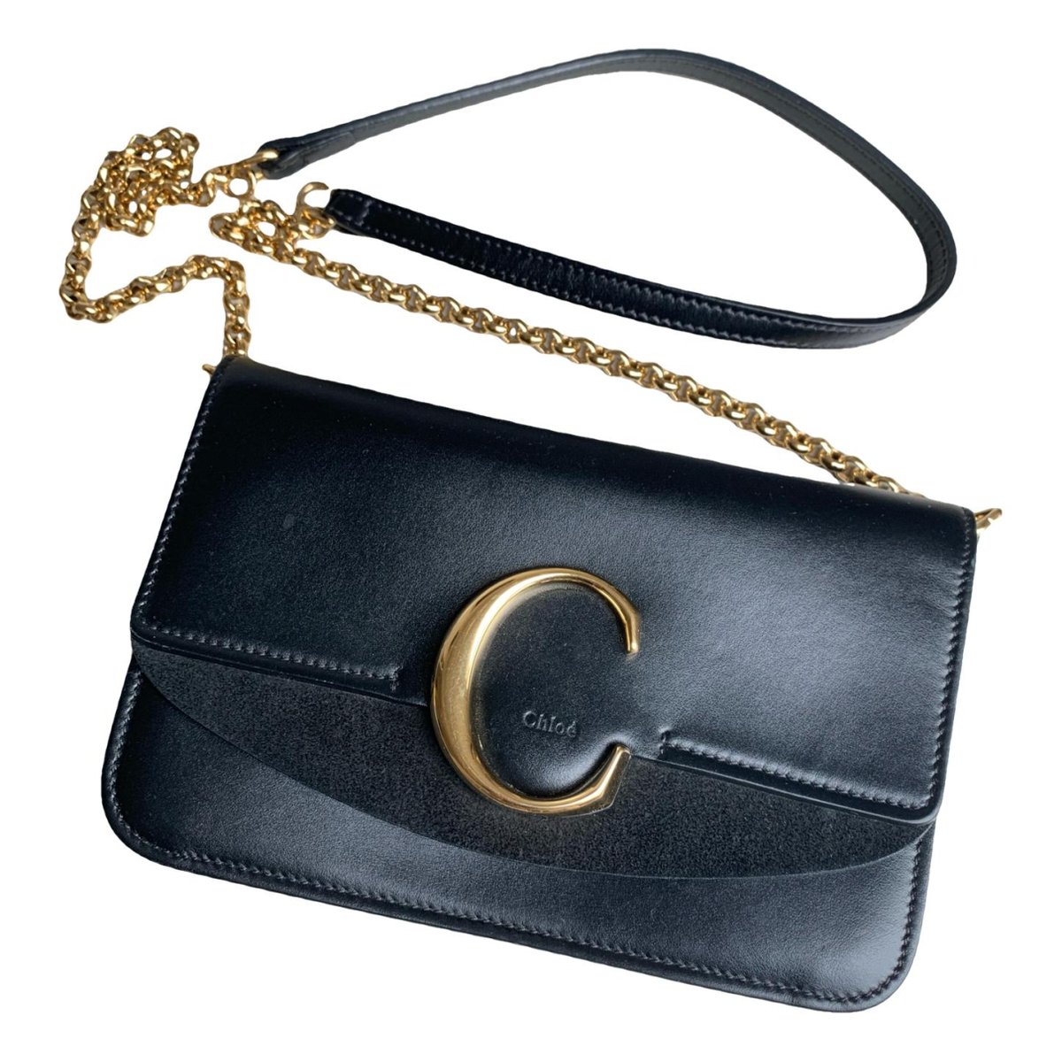C leather handbag