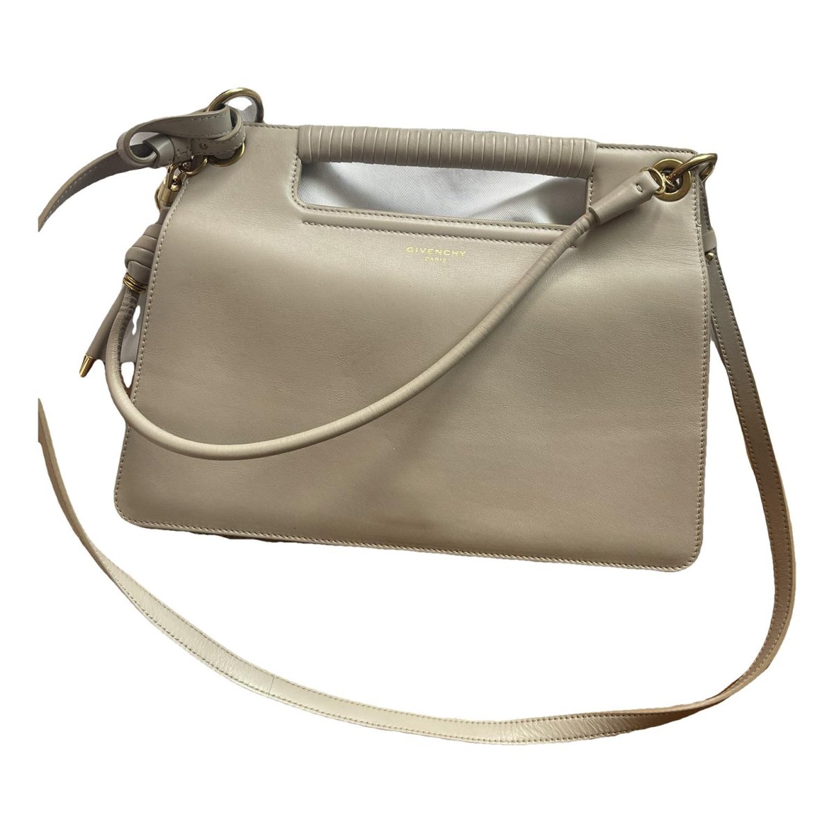 Whip leather handbag