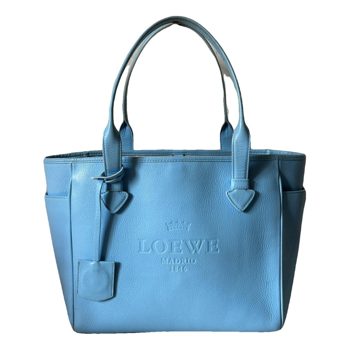 T Shopper leather handbag