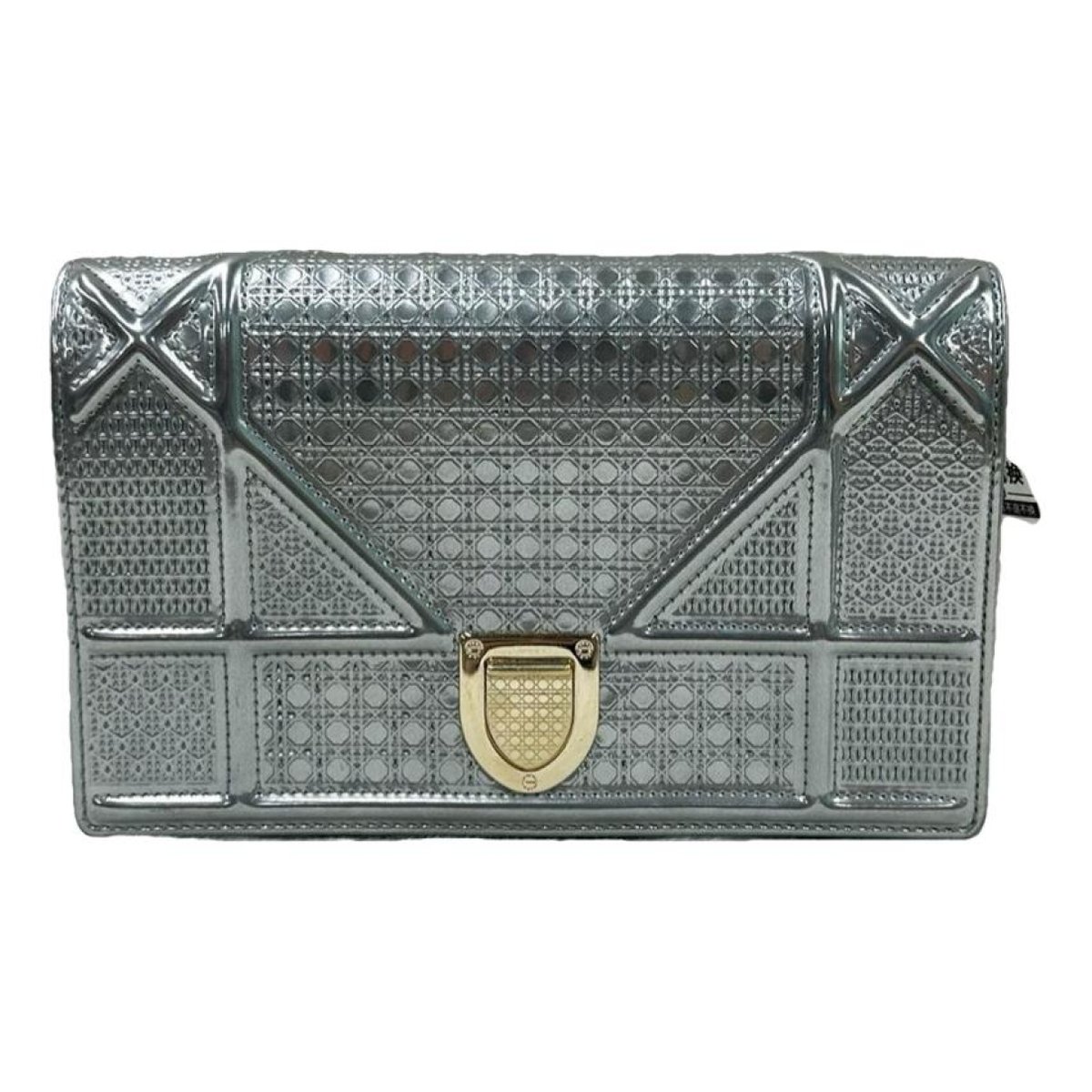 Wallet On Chain Diorama leather crossbody bag