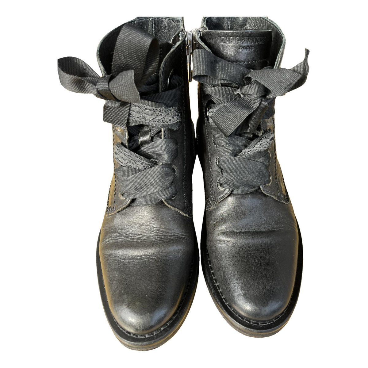 Laureen Roma leather lace up boots