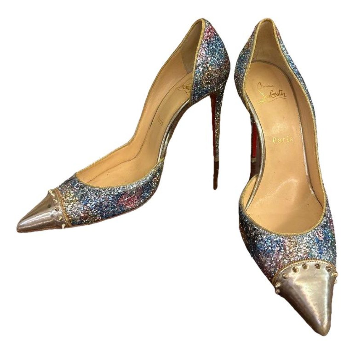 Iriza glitter heels