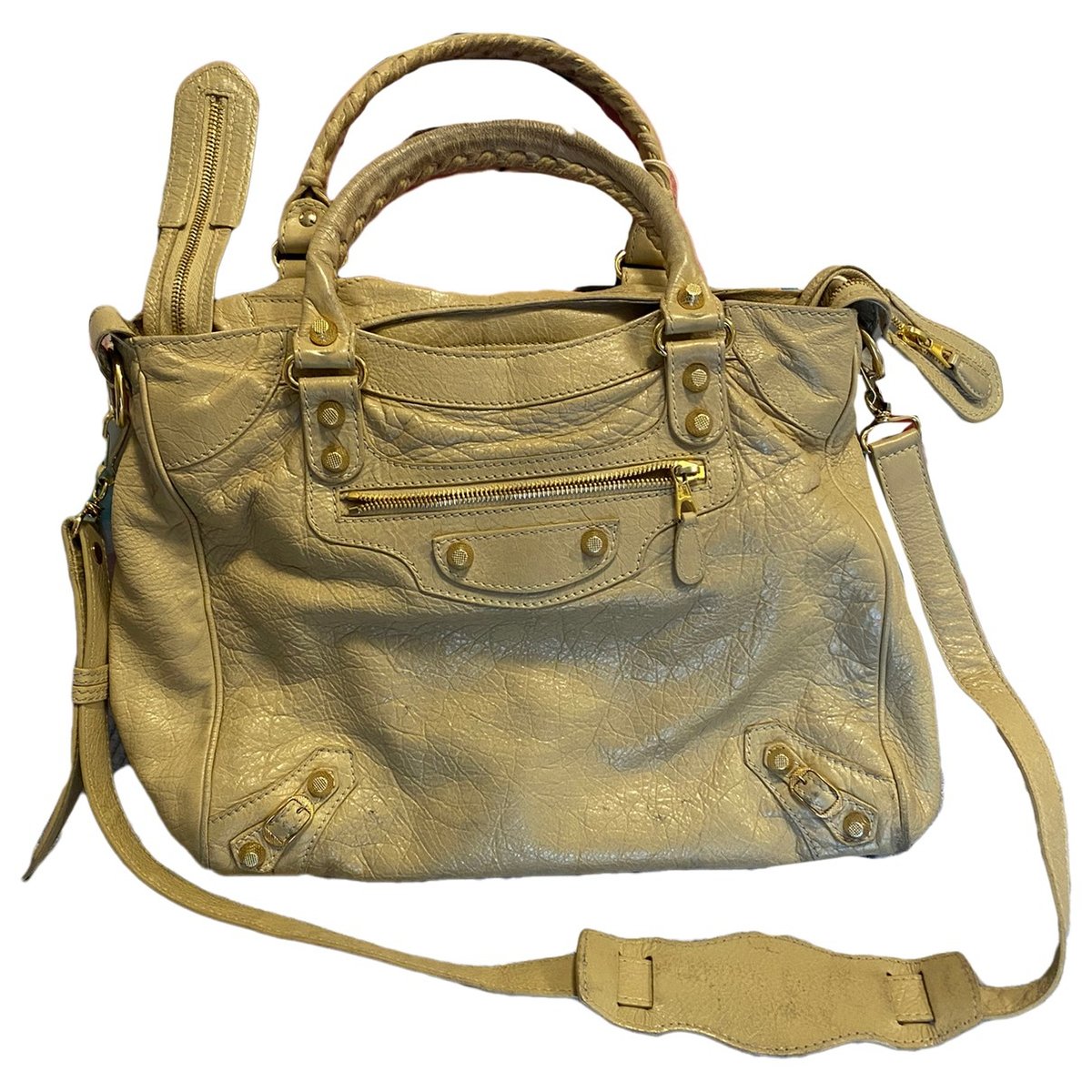 Vélo leather handbag