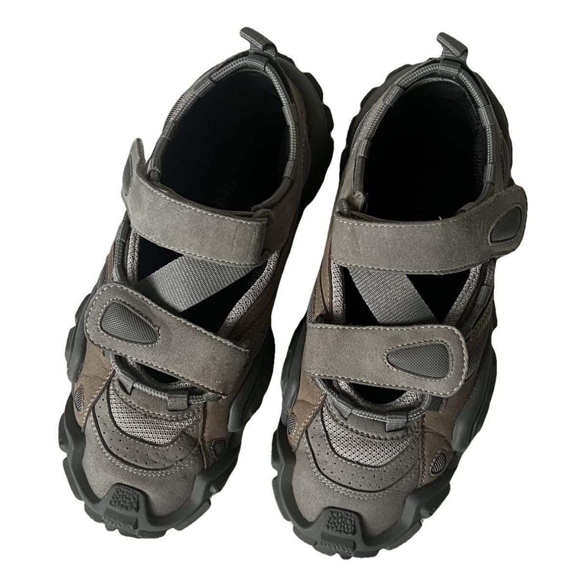 Bolzter leather trainers