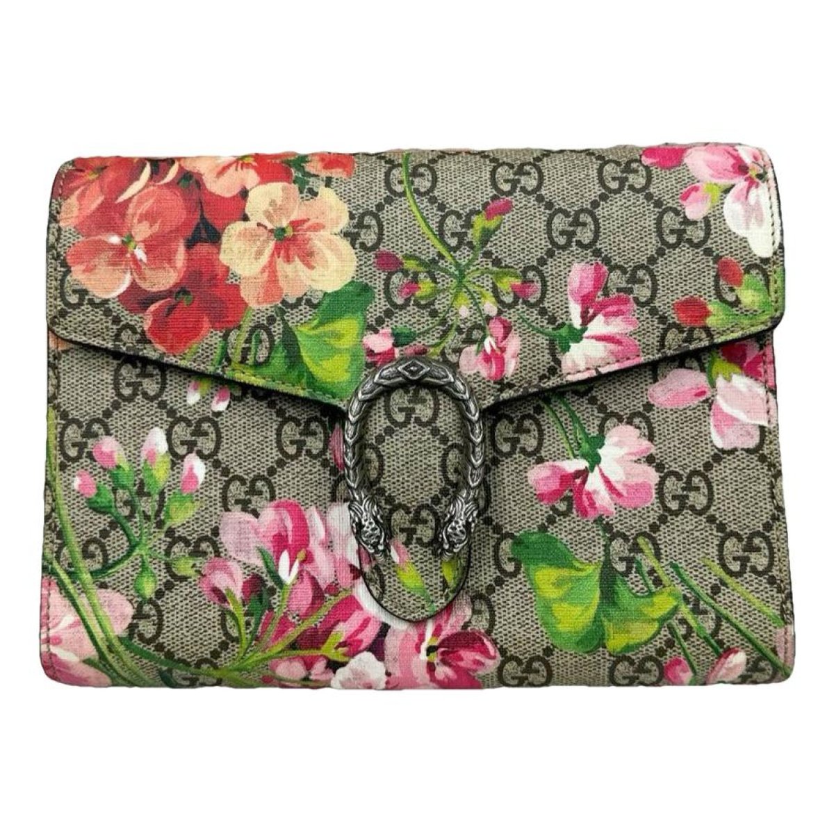 Dionysus Chain Wallet vinyl crossbody bag