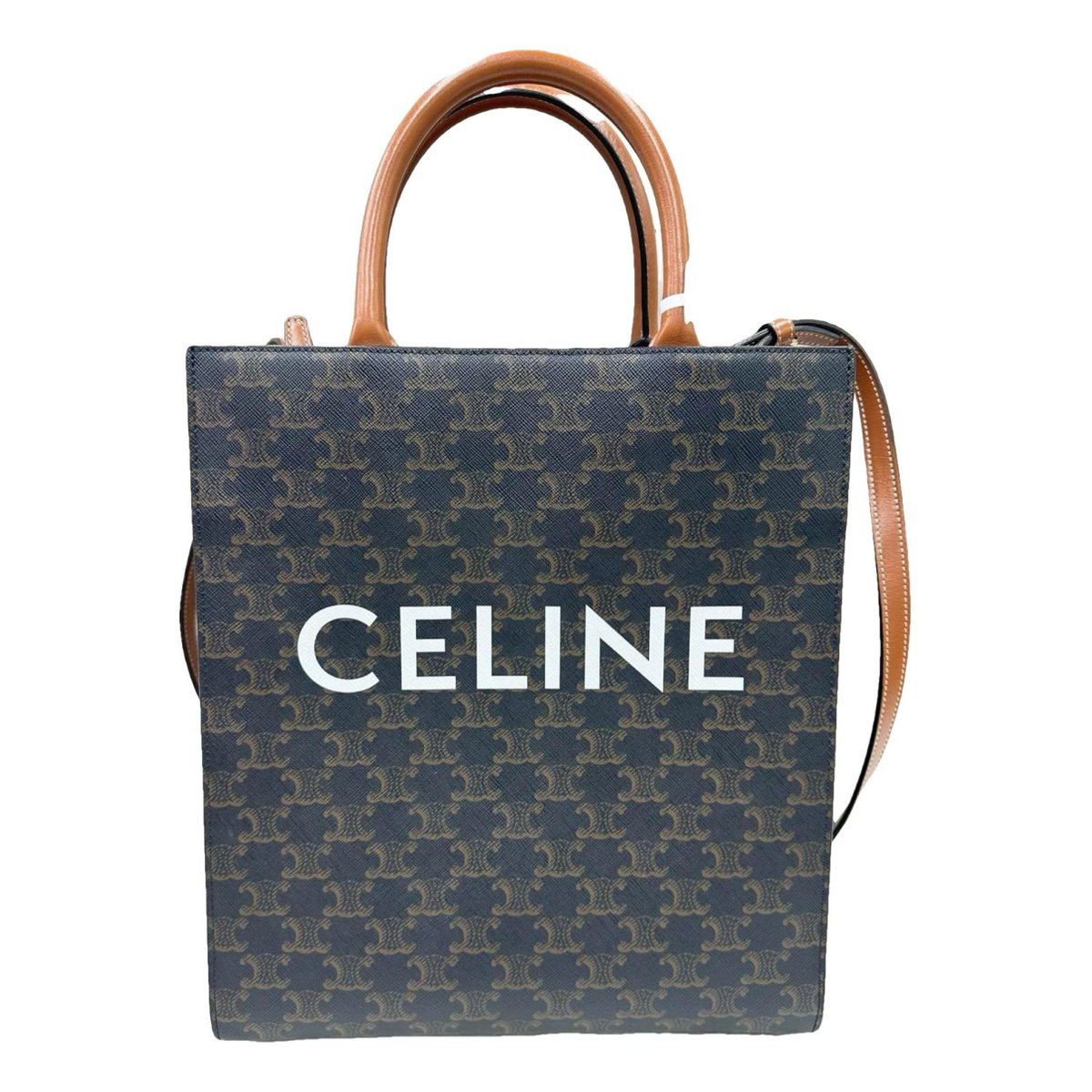 Cabas Vertical vinyl handbag
