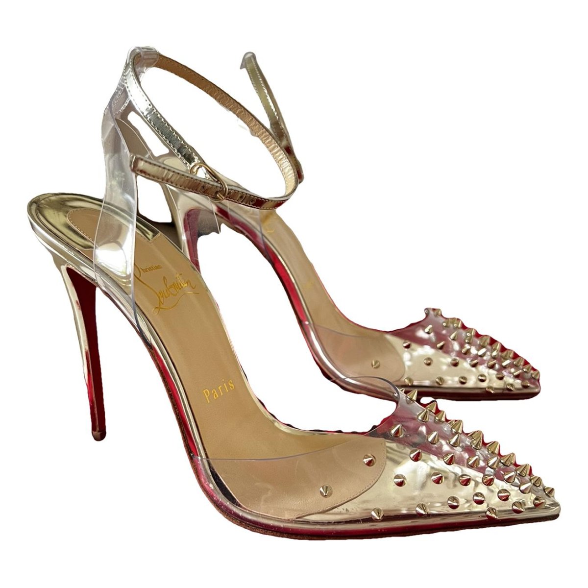 Spikoo leather heels