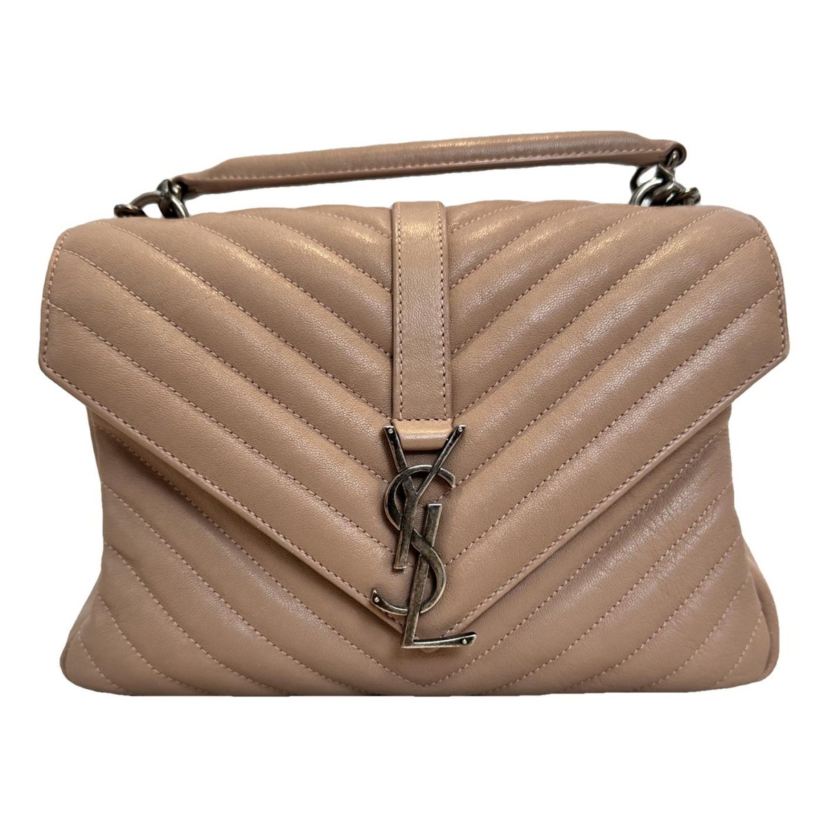 Collége monogramme leather crossbody bag