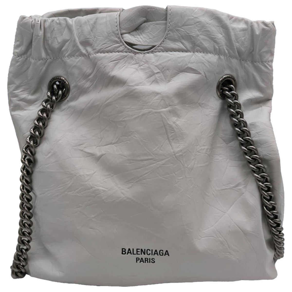 Crush leather crossbody bag